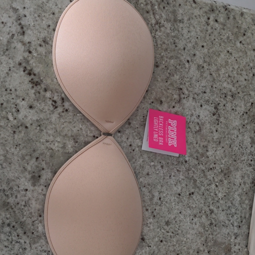 Backless, lightly lined bra